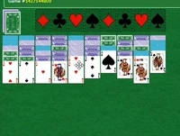 Spider Solitaire Two Suits Gameplay GIF Small